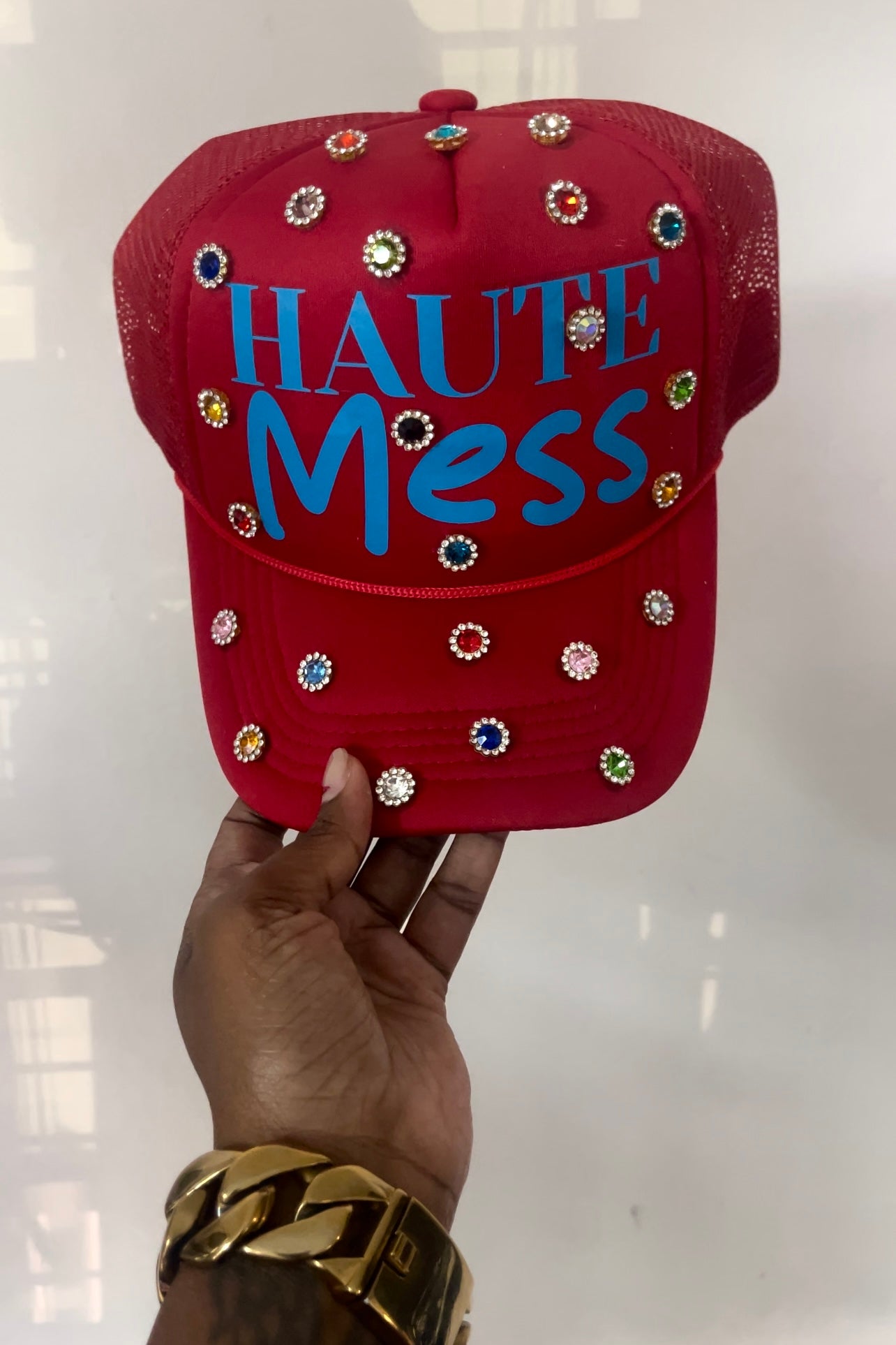 Haute Mess Embellished Hat